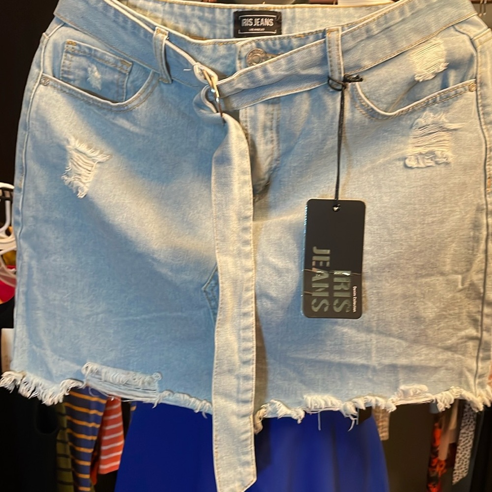 Iris Jean Denim Skirt